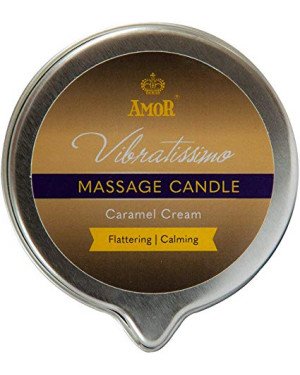 Масажна свічка - Vibratissimo Caramel Cream, 50 мл