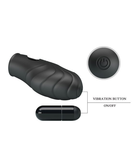 Насадка на палець - Pretty Love Lich Finger Vibrator Black Насадка на палець - Pretty Love Lich Finger Vibrator Black
