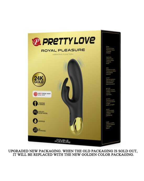 Вібратор - Pretty Love Royal Pleasure Double Pleasure Black Вібратор - Pretty Love Royal Pleasure Double Pleasure Black