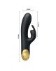 Вібратор - Pretty Love Royal Pleasure Double Pleasure Black Вібратор - Pretty Love Royal Pleasure Double Pleasure Black