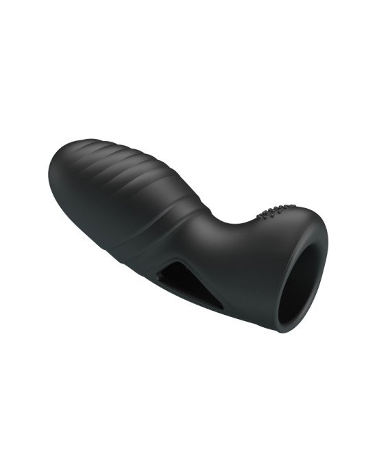 Насадка на палець - Pretty Love Alan Finger Vibrator Black Насадка на палець - Pretty Love Alan Finger Vibrator Black