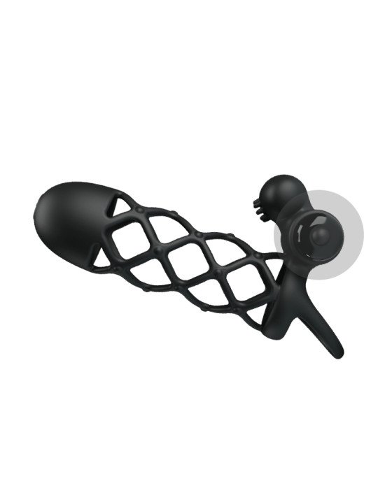 Насадка на член - Pretty Love Vibro Penis Sleeve Black I Насадка на член - Pretty Love Vibro Penis Sleeve Black I