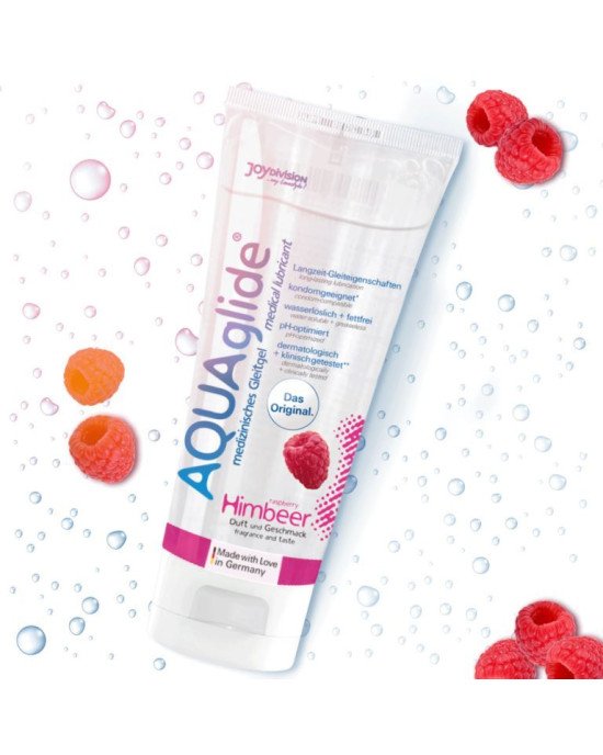 Лубрикант - AQUAglide Raspberry (малина), 100 мл Лубрикант - AQUAglide Raspberry (малина), 100 мл