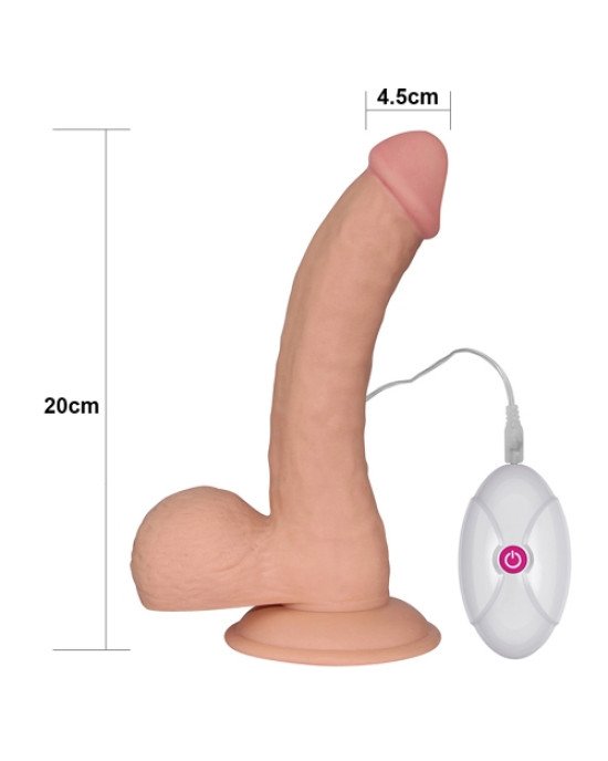Реалістичний вібратор - The Ultra Soft Dude Vibrating 8.8 Реалістичний вібратор - The Ultra Soft Dude Vibrating 8.8