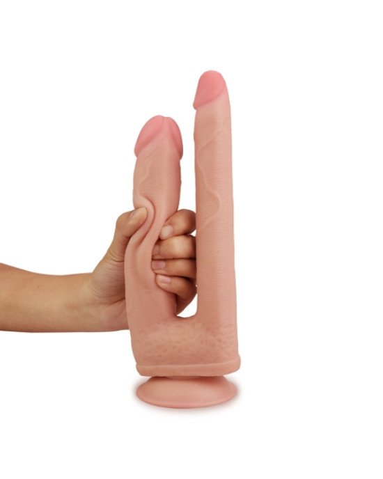 Фалоімітатор - Skinlike Double Penetration Soft Cock Фалоімітатор - Skinlike Double Penetration Soft Cock