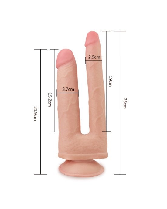 Фалоімітатор - Skinlike Double Penetration Soft Cock Фалоімітатор - Skinlike Double Penetration Soft Cock