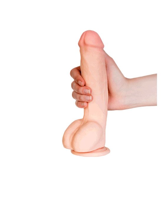 Фалоімітатор на присоску Toyfa RealStick Elite Dildo, TPR, тілесний, 24 см Фалоімітатор на присоску Toyfa RealStick Elite Dildo, TPR, тілесний, 24 см