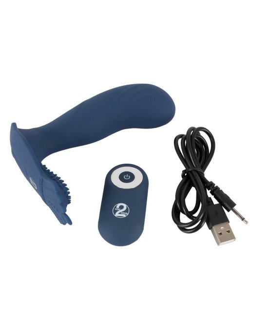 Анальна пробка - Vibrating Butt Plug With Nubs Анальна пробка - Vibrating Butt Plug With Nubs