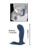 Анальна пробка - Vibrating Butt Plug With Nubs Анальна пробка - Vibrating Butt Plug With Nubs