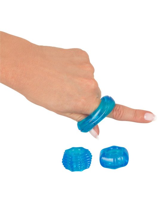 Ерекційні кільця - Stretchy Cock Ring Set, 3 шт. Ерекційні кільця - Stretchy Cock Ring Set, 3 шт.