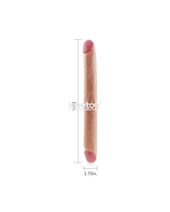 Двосторонній фалоімітатор - King-Sized Realistic Slim Ultra Double Dildo 17 Двосторонній фалоімітатор - King-Sized Realistic Slim Ultra Double Dildo 17