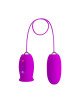 Кліторальний стимулятор з віброяйцем - Pretty Love Daisy Licking Vibrator Purple Кліторальний стимулятор з віброяйцем - Pretty Love Daisy Licking Vibrator Purple