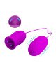 Кліторальний стимулятор з віброяйцем - Pretty Love Daisy Licking Vibrator Purple Кліторальний стимулятор з віброяйцем - Pretty Love Daisy Licking Vibrator Purple