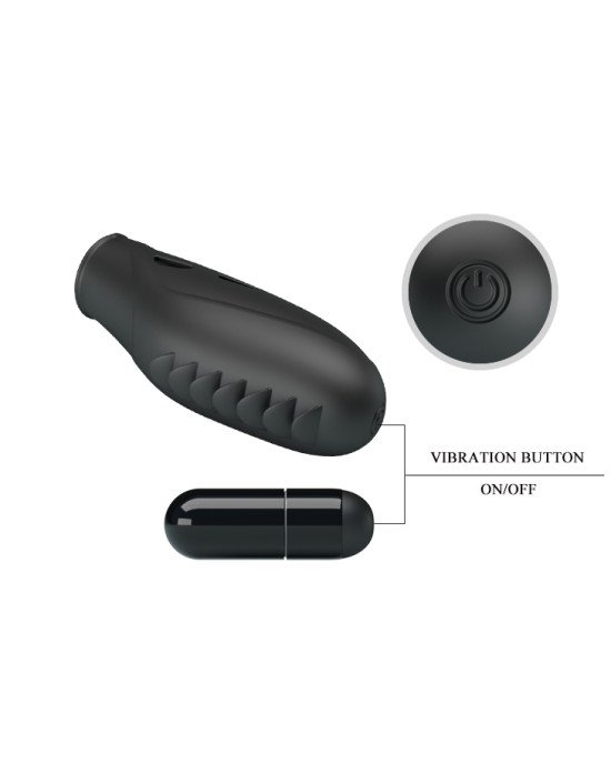 Насадка на палець - Pretty Love Gilo Finger Vibrator Black Насадка на палець - Pretty Love Gilo Finger Vibrator Black