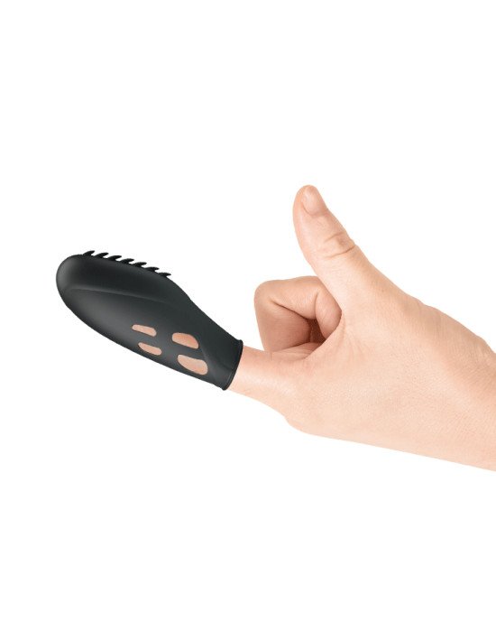 Насадка на палець - Pretty Love Gilo Finger Vibrator Black Насадка на палець - Pretty Love Gilo Finger Vibrator Black