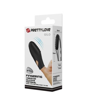 Насадка на палець - Pretty Love Gilo Finger Vibrator Black Насадка на палець - Pretty Love Gilo Finger Vibrator Black