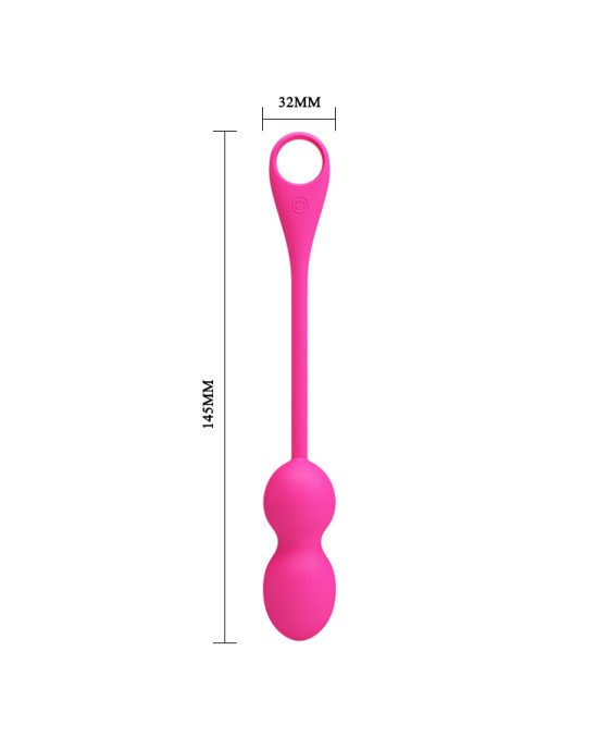 Віброкульки - Pretty Love Elvira Phone Control Vibro Balls Pink