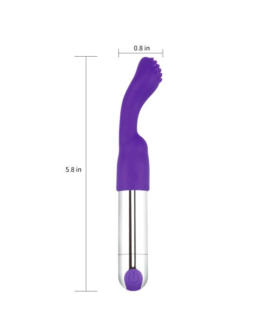 Кліторальний стимулятор - IJOY Rechargeable Versatile Tickler Purple Кліторальний стимулятор - IJOY Rechargeable Versatile Tickler Purple