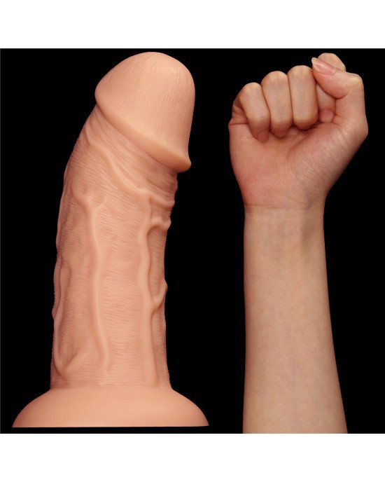 Фалоімітатор - King-Sized Realistic Curved Dildo 9.5 Фалоімітатор - King-Sized Realistic Curved Dildo 9.5