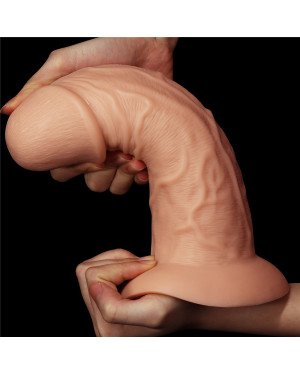 Фалоімітатор - King-Sized Realistic Curved Dildo 9.5 Фалоімітатор - King-Sized Realistic Curved Dildo 9.5