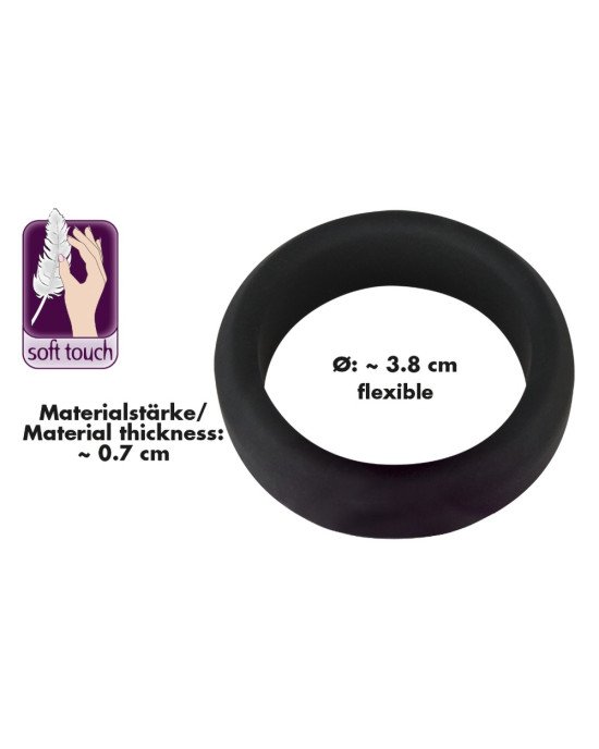 Ерекційне кільце - Black Velvets Cock Ring, 3.8 см Ерекційне кільце - Black Velvets Cock Ring, 3.8 см