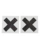 Прикраса для сосків - Cottelli Collection Nipple Sticker X Прикраса для сосків - Cottelli Collection Nipple Sticker X