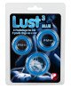 Набір ерекційних кілець - Lust 3 Blue Набір ерекційних кілець - Lust 3 Blue