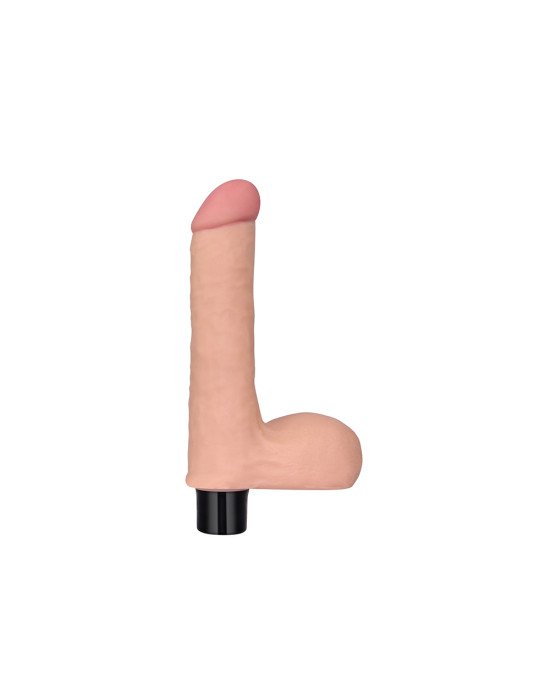 Реалістичний вібратор - Real Softee Vibrator With Balls 8