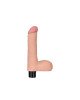 Реалістичний вібратор - Real Softee Vibrator With Balls 8