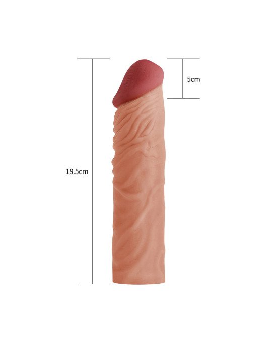 Насадка на член - Pleasure X-Tender Penis Sleeve Add 2 Насадка на член - Pleasure X-Tender Penis Sleeve Add 2