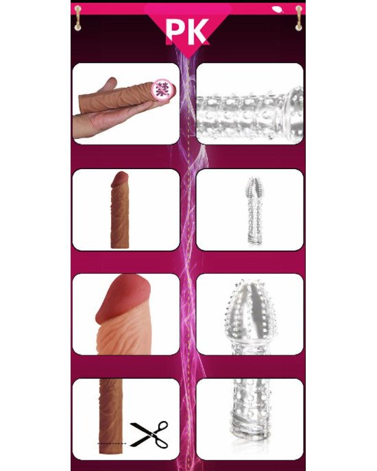 Насадка на член - Pleasure X-Tender Penis Sleeve Add 2 Насадка на член - Pleasure X-Tender Penis Sleeve Add 2