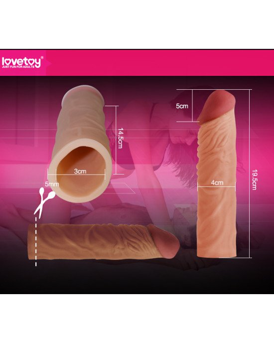 Насадка на член - Pleasure X-Tender Penis Sleeve Add 2 Насадка на член - Pleasure X-Tender Penis Sleeve Add 2