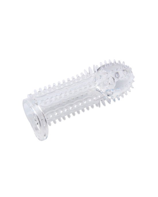 Насадка на член - SuperMe Nubby Sleeve Clear Насадка на член - SuperMe Nubby Sleeve Clear