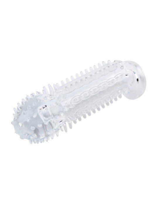 Насадка на член - SuperMe Nubby Sleeve Clear Насадка на член - SuperMe Nubby Sleeve Clear