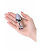 Анальний страз Metal By Toyfa, метал, сріблястий, з кристалом кольору аметист, 8 см, ø 3,4 см, 85 г Анальний страз Metal By Toyfa, метал, сріблястий, з кристалом кольору аметист, 8 см, ø 3,4 см, 85 г