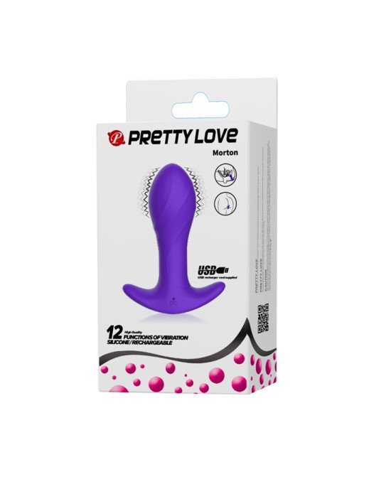 Анальна пробка - Pretty Love Morton Anal Plug Purple Анальна пробка - Pretty Love Morton Anal Plug Purple