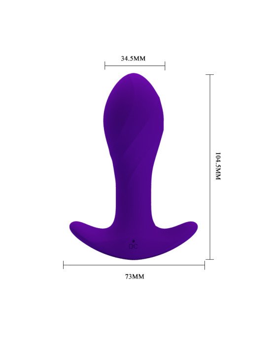 Анальна пробка - Pretty Love Morton Anal Plug Purple Анальна пробка - Pretty Love Morton Anal Plug Purple