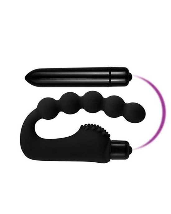 Анальний стимулятор - Anal Indulgence Collection Silicone Power Beads Stimulator