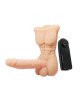 Фалоімітатор - Temptation Bigger Man Vibrating Dildo Flesh Фалоімітатор - Temptation Bigger Man Vibrating Dildo Flesh