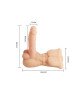 Фалоімітатор - Temptation Bigger Man Vibrating Dildo Flesh Фалоімітатор - Temptation Bigger Man Vibrating Dildo Flesh