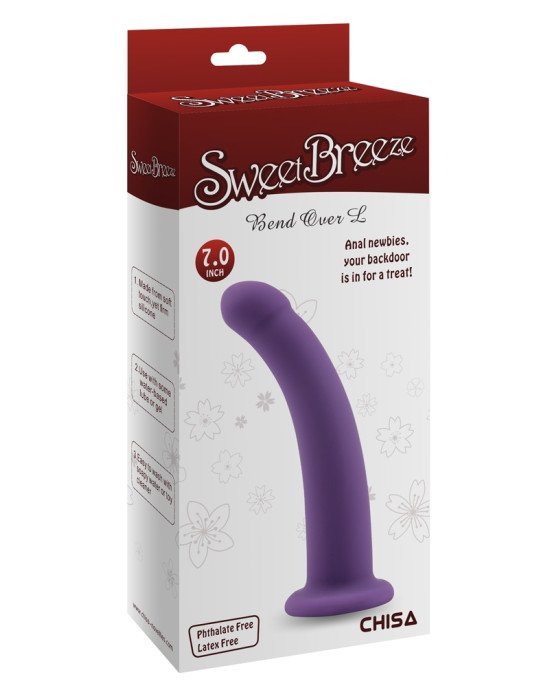 Фалоімітатор - Sweet Breeze Bend Over L Purple Фалоімітатор - Sweet Breeze Bend Over L Purple