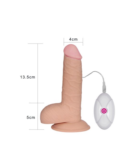 Реалістичний вібратор - The Ultra Soft Dude Vibrating 7.5 Реалістичний вібратор - The Ultra Soft Dude Vibrating 7.5