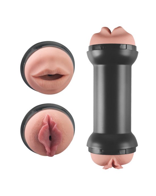 Мастурбатор - Traning Master Double Side Stroker Mouth And Pussy Мастурбатор - Traning Master Double Side Stroker Mouth And Pussy