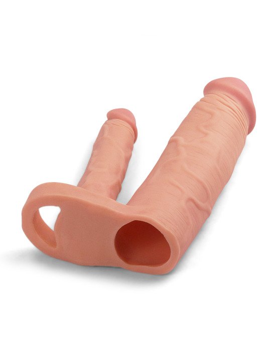 Насадка на член - Pleasure X-Tender Double Penis Sleeve Add 2 Насадка на член - Pleasure X-Tender Double Penis Sleeve Add 2