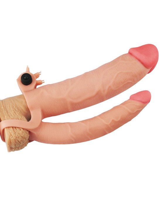 Насадка на член - Pleasure X-Tender Vibrating Double Penis Sleeve Add 3 Насадка на член - Pleasure X-Tender Vibrating Double Penis Sleeve Add 3