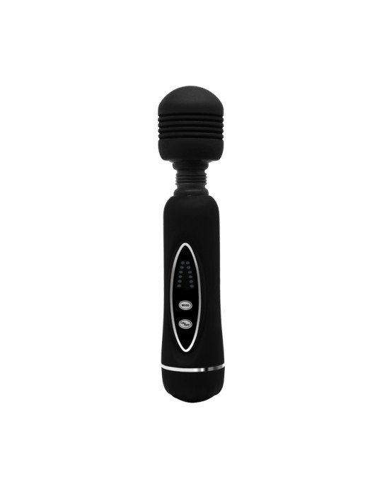 Вібратор зі змінними насадками - Power Wand Massage Kit Black Вібратор зі змінними насадками - Power Wand Massage Kit Black