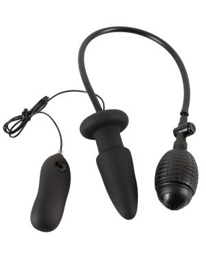 Анальна пробка - Inflatable + Vibrating Butt Plug
