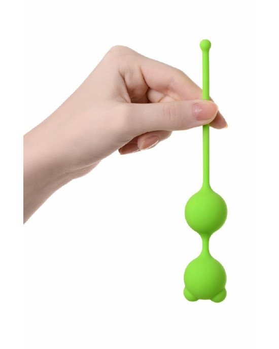Вагінальні кульки A-Toys By Toyfa, силікон, зелений, ø 2,7 см Вагінальні кульки A-Toys By Toyfa, силікон, зелений, ø 2,7 см
