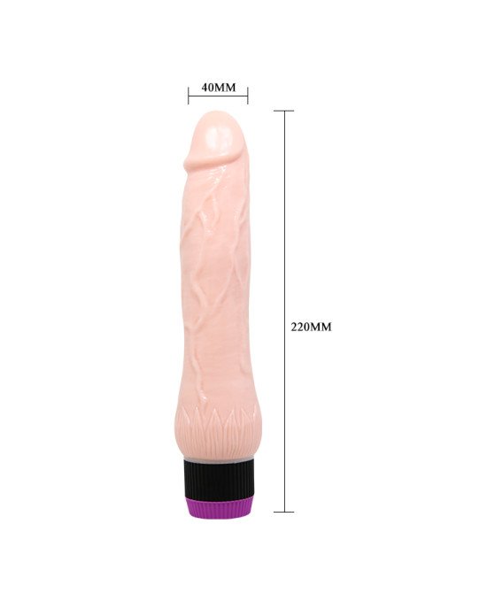 Реалістичний вібратор - The Realistic Cock Flesh, 22 см Реалістичний вібратор - The Realistic Cock Flesh, 22 см