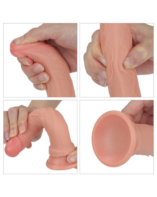 Фалоімітатор - Dual-Layered Silicone Cock 7 Фалоімітатор - Dual-Layered Silicone Cock 7